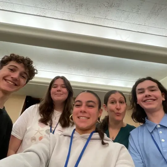 The Balcony Crew: Teens at Rosh Hashanah Morning Service