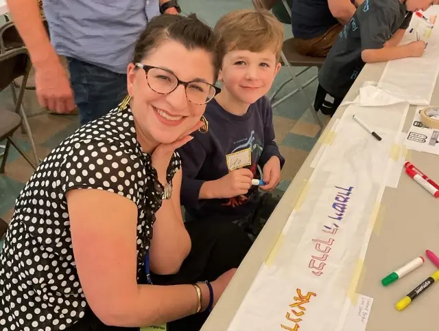 First Grade Wimpel Making 